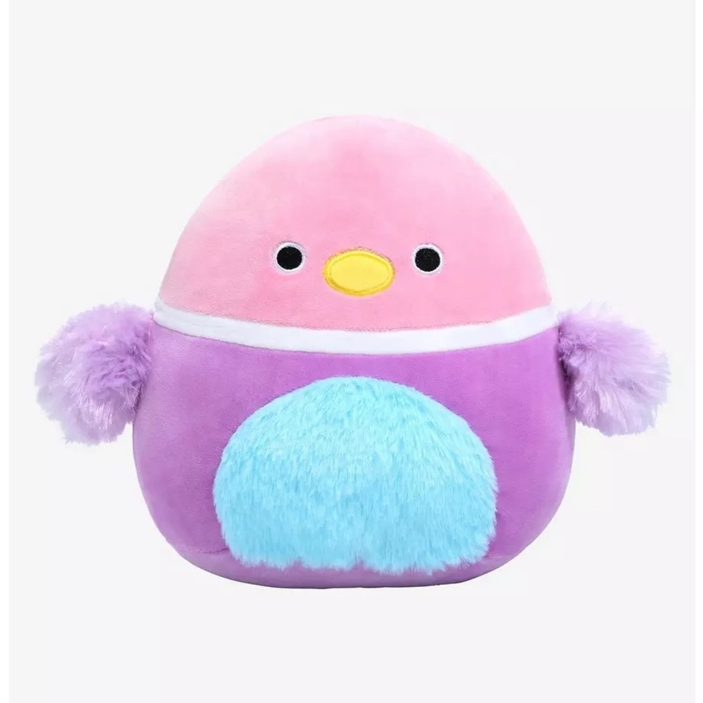 NWT 8” Lilibet the Pastel Pink / Purple Mallard Duck Squishmallow